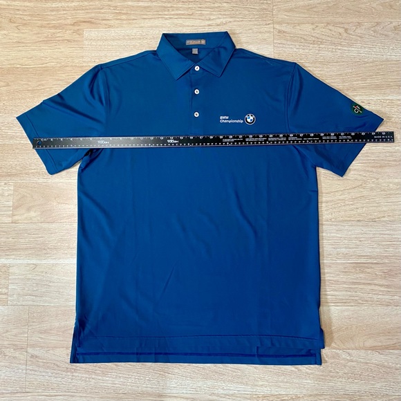 Peter Millar x Conway Farms Polo Men’s Large Blue BMW Championship Golf Shirt - Picture 5 of 10